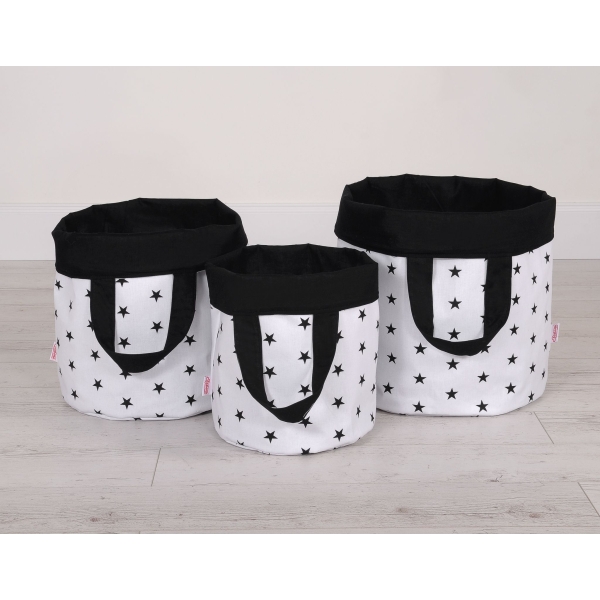 Panier à Jouets Double Face L Noir