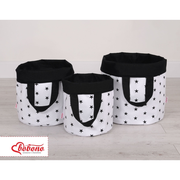 Panier à Jouets Double Face L Noir
