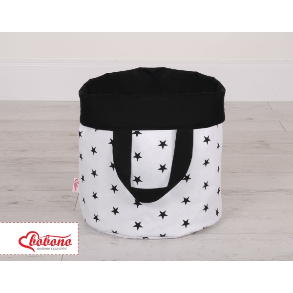 Panier à Jouets Double Face M Noir