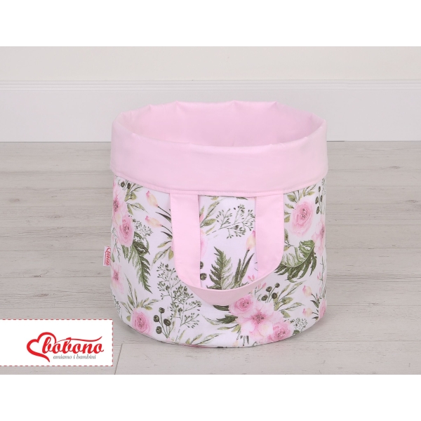 Panier à Jouets Double Face M Rose