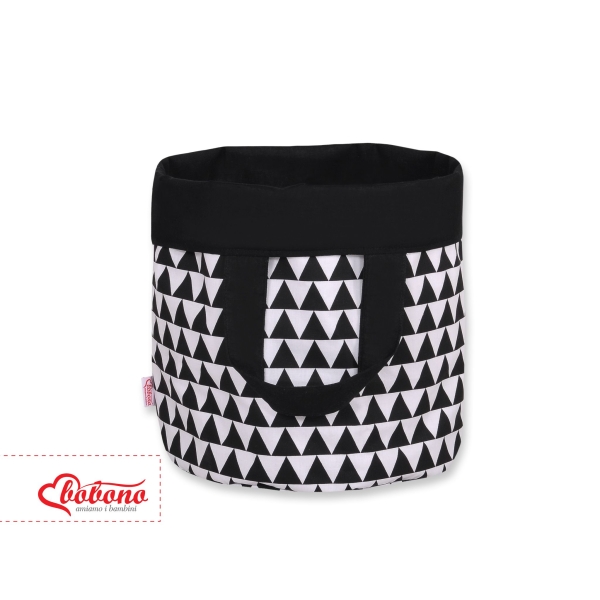 Panier à Jouets Double Face S Noir
