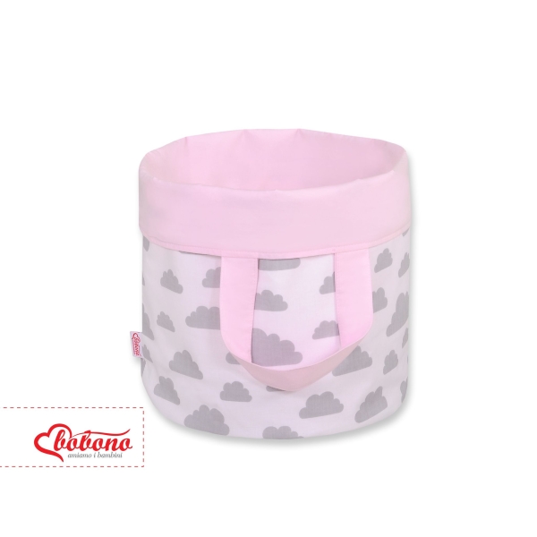 Paniers de Rangement M Rose Gris Des Nuages