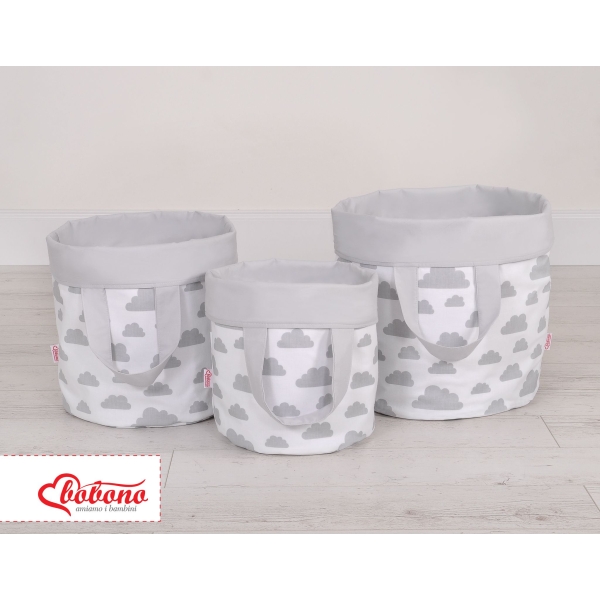 Paniers de Rangement S Gris Des Nuages