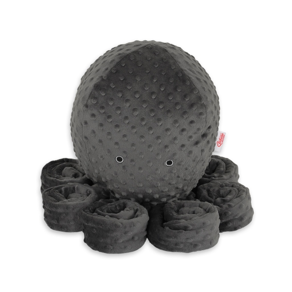 Pieuvre Câlins avec Hochet  Anthracite