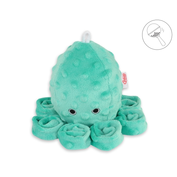Pieuvre Câlins avec Hochet  Menthe
