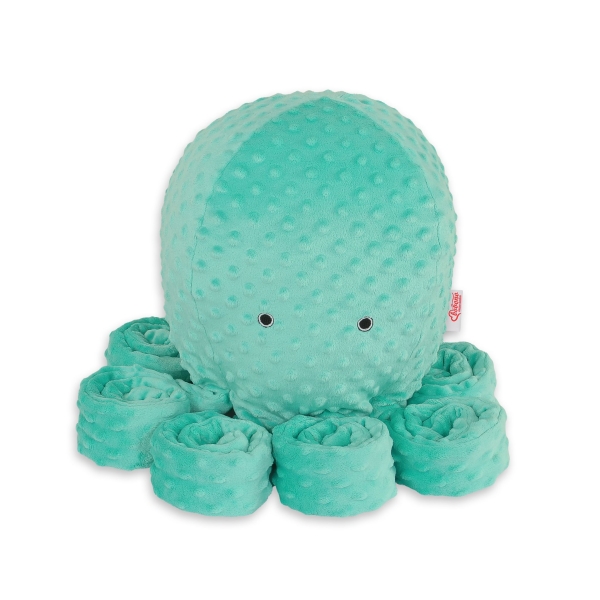 Pieuvre Câlins avec Hochet  Menthe