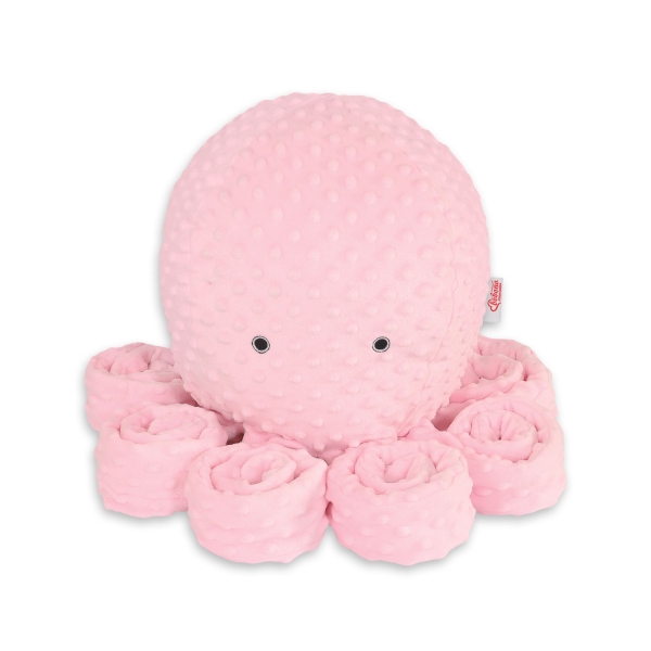 Pieuvre Câlins avec Hochet  Rose