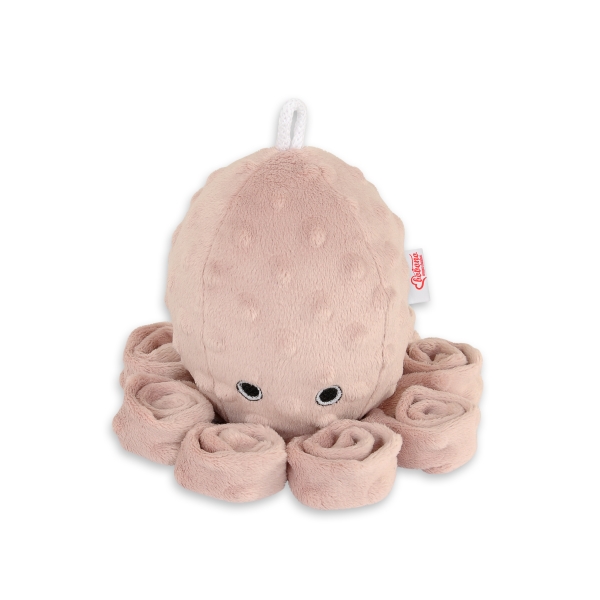 Pieuvre Câlins avec Hochet  Rose Poussiéreux