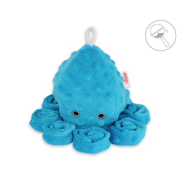 Pieuvre Câlins avec Hochet  Turquoise