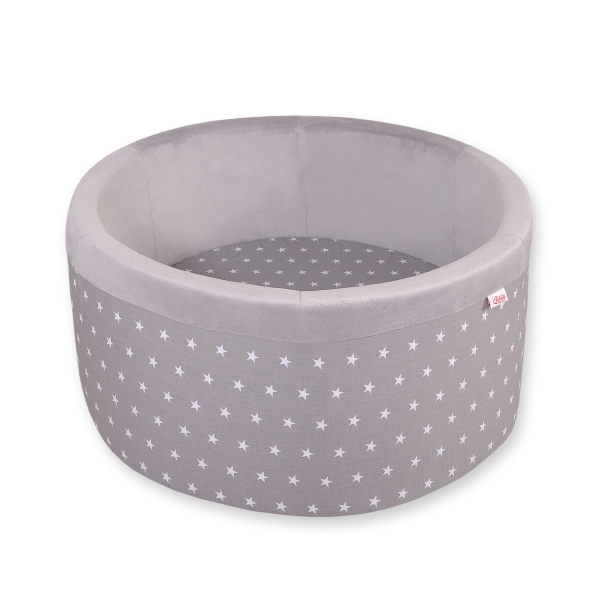 Piscine à Balle - Balles Non-incluses Gris à Étoiles