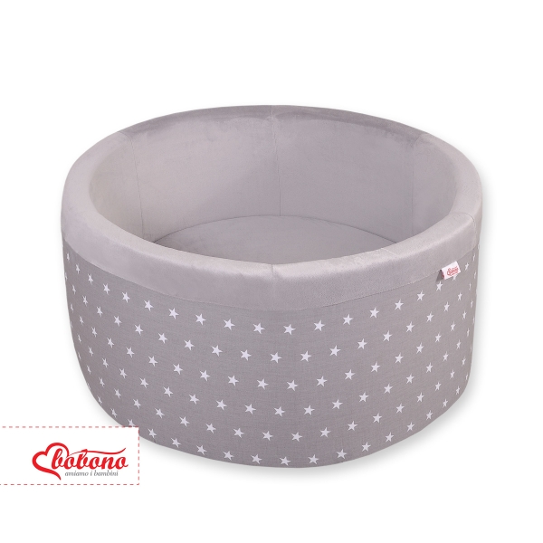 Piscine à Balle - Balles Non-incluses Gris à Étoiles