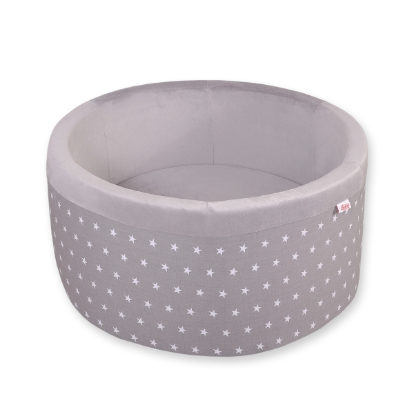 Piscine à Balle - Balles Non-incluses Gris à Étoiles
