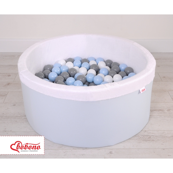 Piscine à Balles Minky 200pcs Bleu
