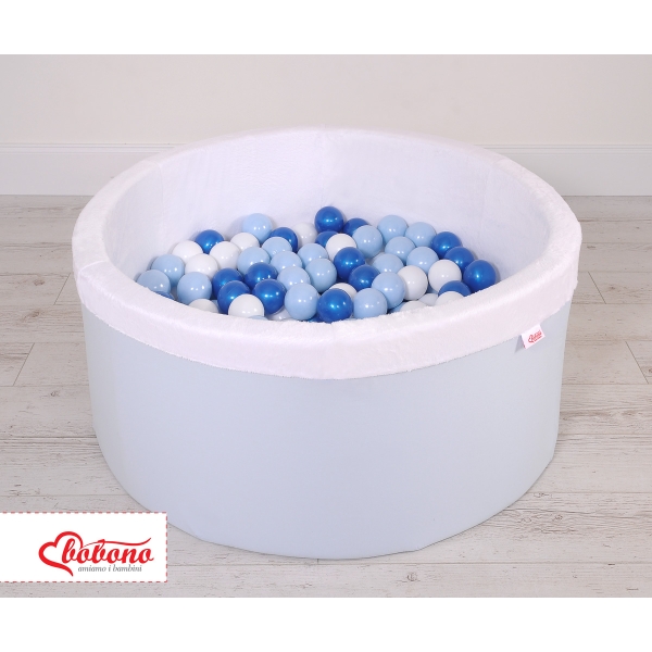 Piscine à Balles Minky 200pcs Bleu