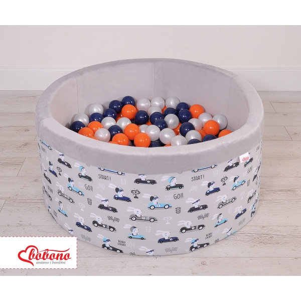Piscine à Balles Minky 200pcs Lapins