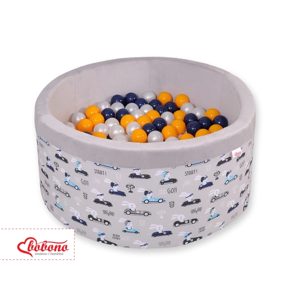 Piscine à Balles Minky 200pcs Lapins