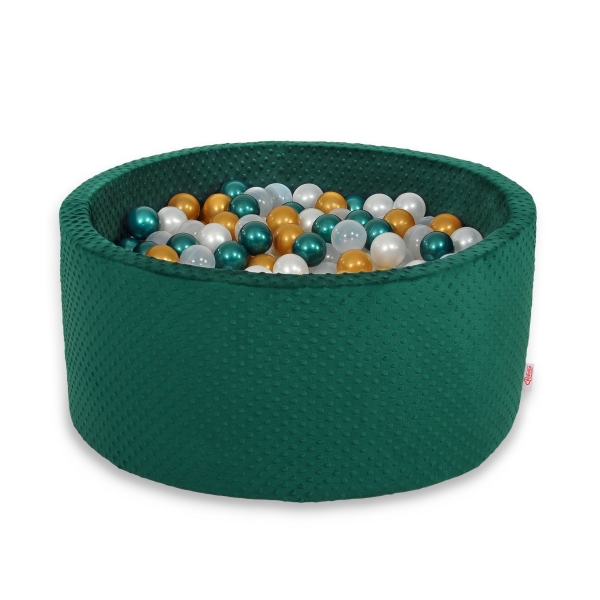 Piscine à balles Minky avec balles 200pcs Vert Sapin