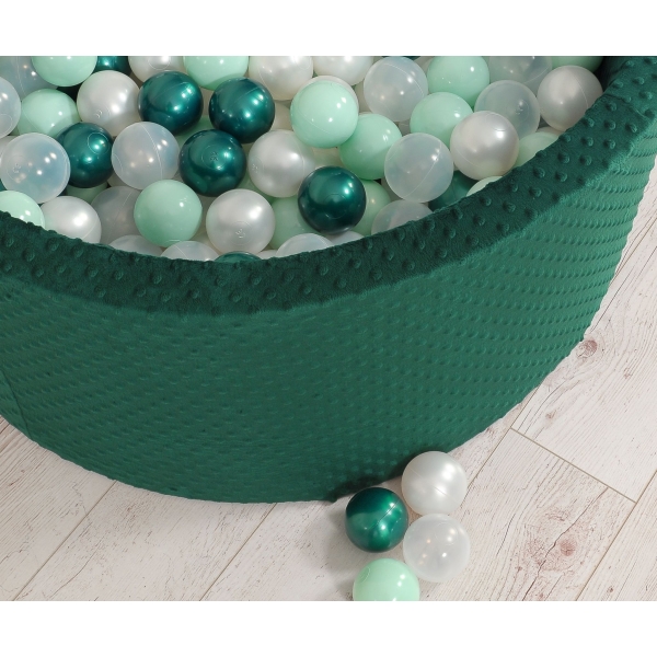 Piscine à balles Minky avec balles 200pcs Vert Sapin