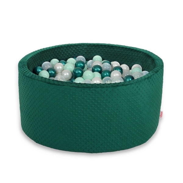 Piscine à balles Minky avec balles 200pcs Vert Sapin