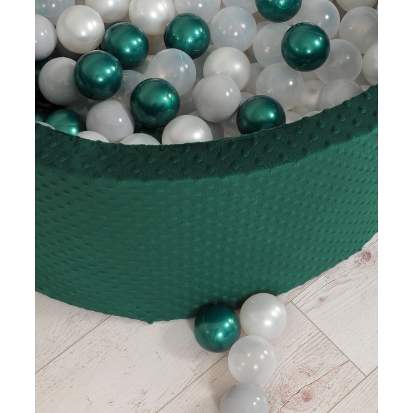 Piscine à balles Minky avec balles 200pcs Vert Sapin