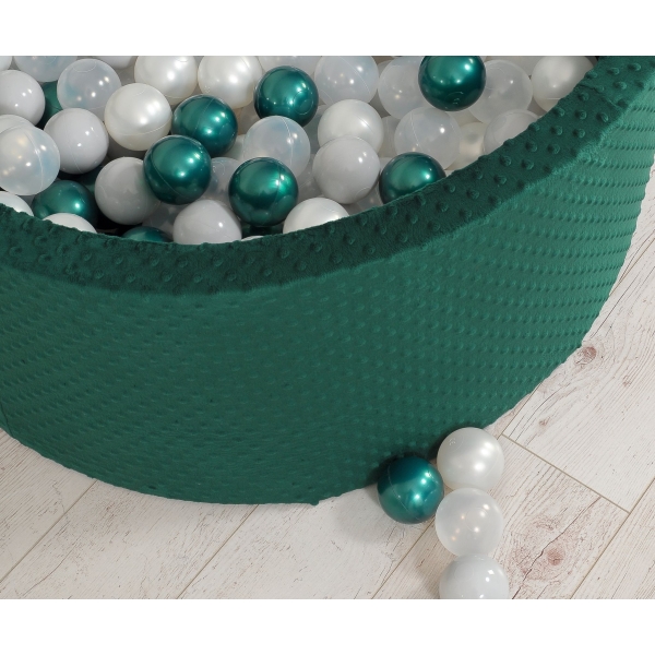 Piscine à balles Minky avec balles 200pcs Vert Sapin