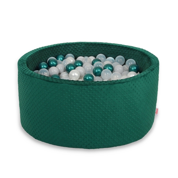 Piscine à balles Minky avec balles 200pcs Vert Sapin
