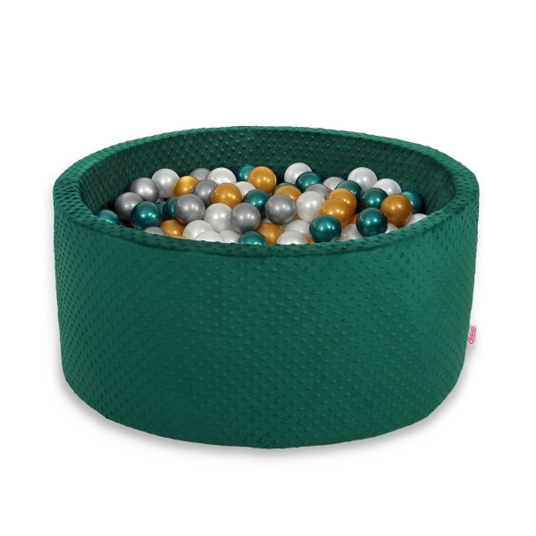 Piscine à balles Minky avec balles 200pcs Vert Sapin