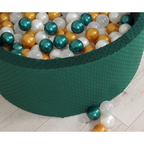 Piscine à balles Minky avec balles 200pcs Vert Sapin