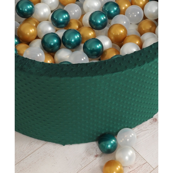 Piscine à balles Minky avec balles 200pcs Vert Sapin