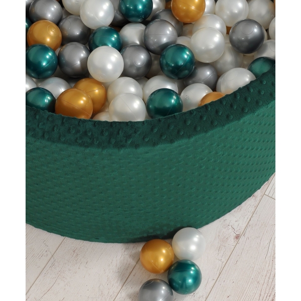 Piscine à balles Minky avec balles 200pcs Vert Sapin