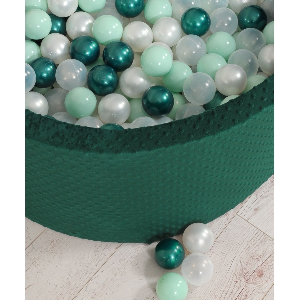 Piscine à balles Minky avec balles 200pcs Vert Sapin