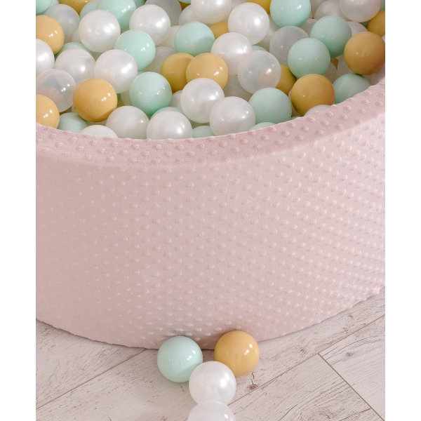 Piscine à balles Minky Rose Sale avec balles 200pcs