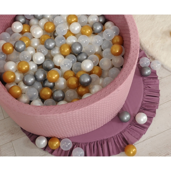 Piscine à balles Violet Pastel Minky avec balles 200pcs