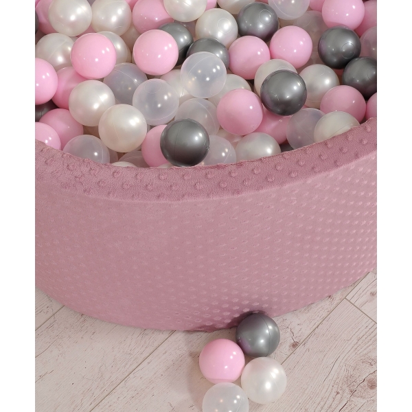Piscine à balles Violet Pastel Minky avec balles 200pcs