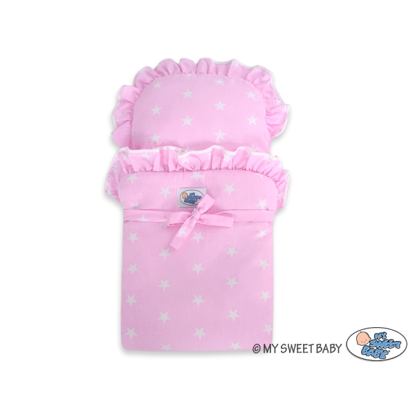 Poussette de Poupée en Bois  Blanc