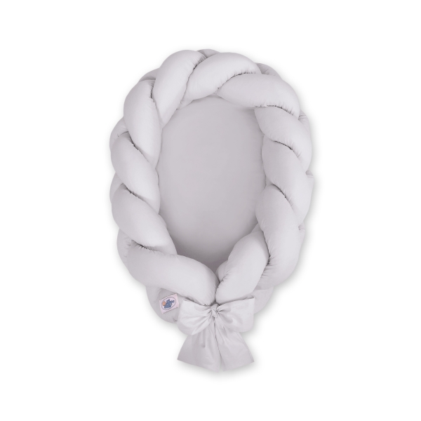 Réducteur de Lit Bébé + Tour de Lit 2 en 1 Gris