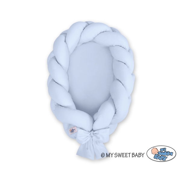 Réducteur de Lit Bébé Transformable en Tour de Lit Bleu