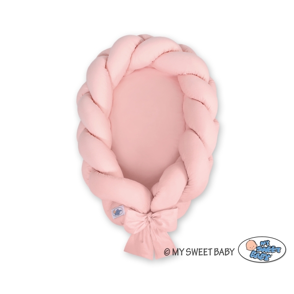 Réducteur de Lit Bébé Transformable en Tour de Lit Rose Poussiéreux