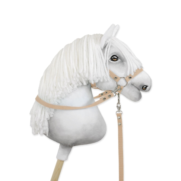 Rênes de Cheval Bâton Beige