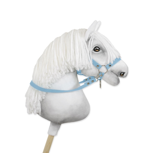 Rênes pour Licol de Cheval Bâton Bleu Clair