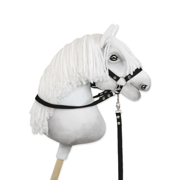 Rênes pour Licol de Cheval Bâton Noir