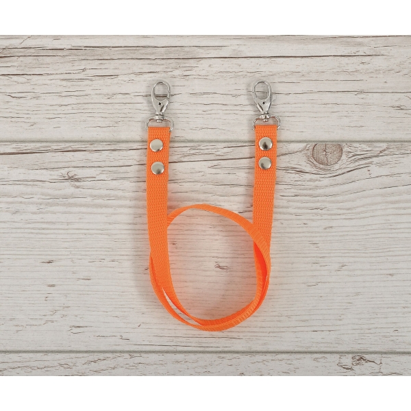 Rênes pour Licol de Cheval Bâton Orange