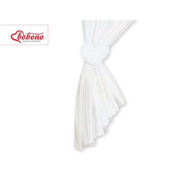 Rideaux pour Chambre de Bébé Blanc Cœurs