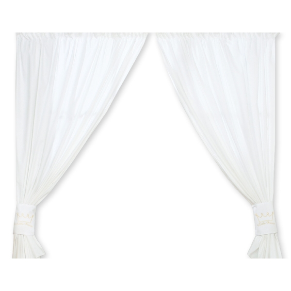 Rideaux pour Chambre de Bébé Blanc Prince / Princess