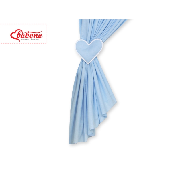 Rideaux pour Chambre de Bébé Bleu Cœurs