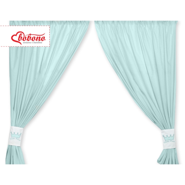 Rideaux pour Chambre de Bébé Menthe Prince / Princess