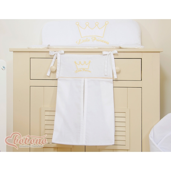 Sac à Couches Bébé Blanc Prince / Princess