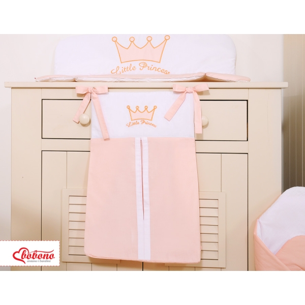 Sac de Rangement pour Couches Rose Poudré Prince / Princess