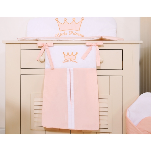 Sac de Rangement pour Couches Rose Poudré Prince / Princess