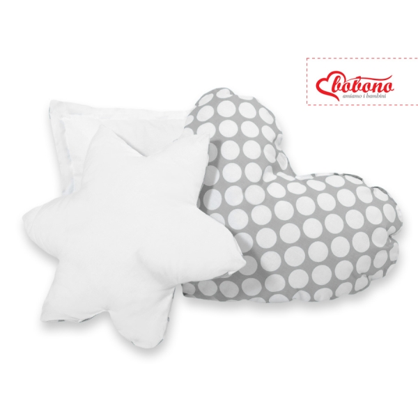Set de 3 Coussins pour Tipi Gris
